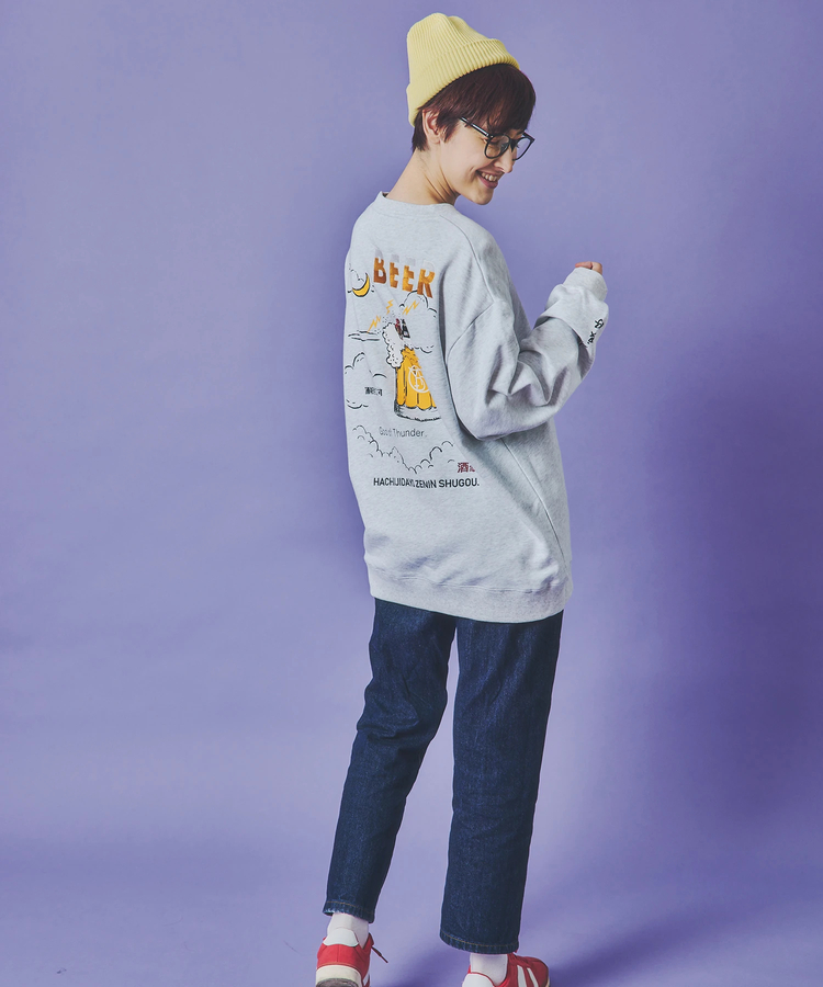 JACKROSE(ジャックローズ) |YOIDORE/酔いどれ 雷様 クルーネックスウェット(MENS)