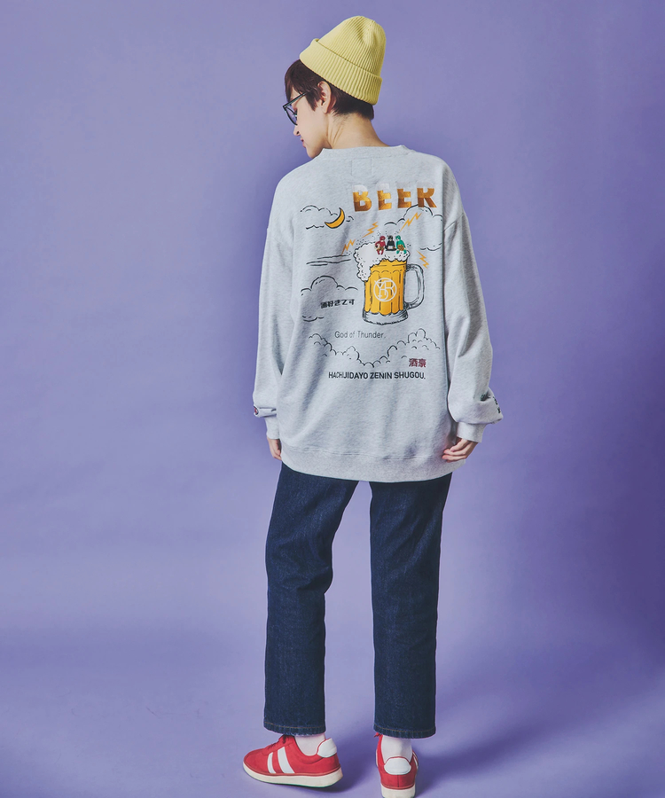 JACKROSE(ジャックローズ) |YOIDORE/酔いどれ 雷様 クルーネックスウェット(MENS)