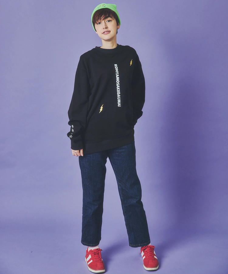 JACKROSE(ジャックローズ) |YOIDORE/酔いどれ 雷様 クルーネックスウェット(MENS)