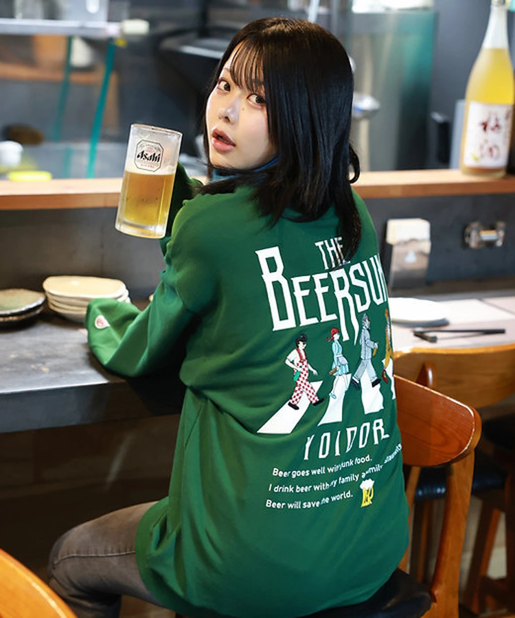 JACKROSE(ジャックローズ) |YOIDORE/酔いどれ BEER SUKI クルーネックスウェット(MENS)