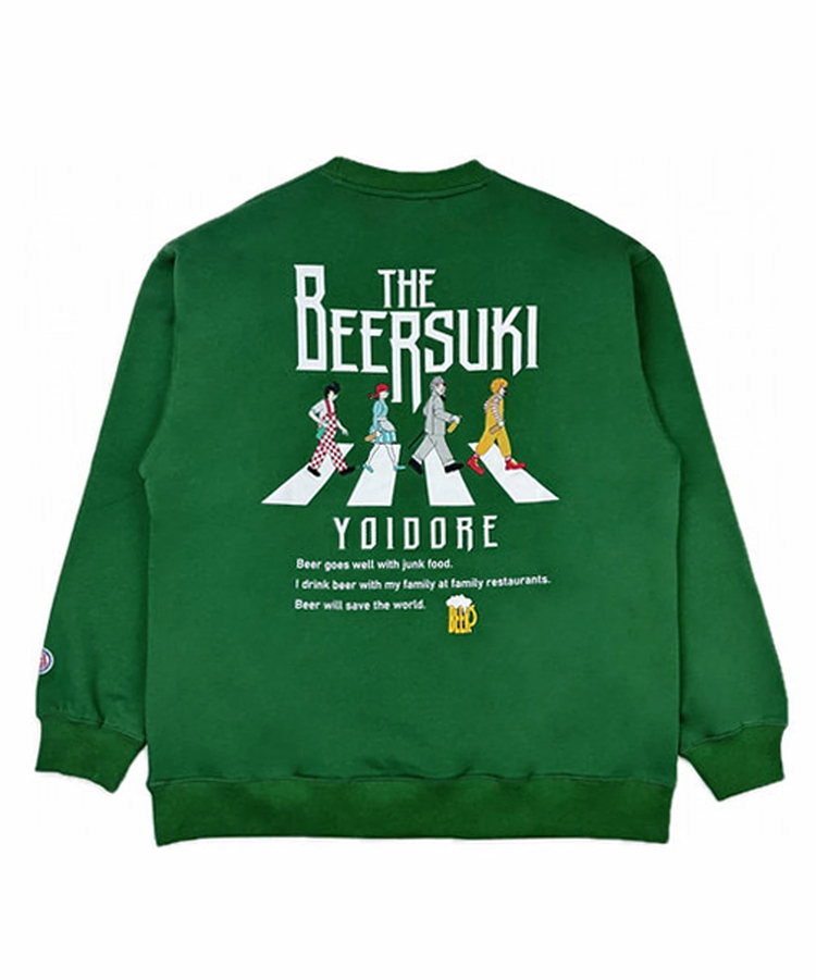JACKROSE(ジャックローズ) |YOIDORE/酔いどれ BEER SUKI クルーネックスウェット(MENS)
