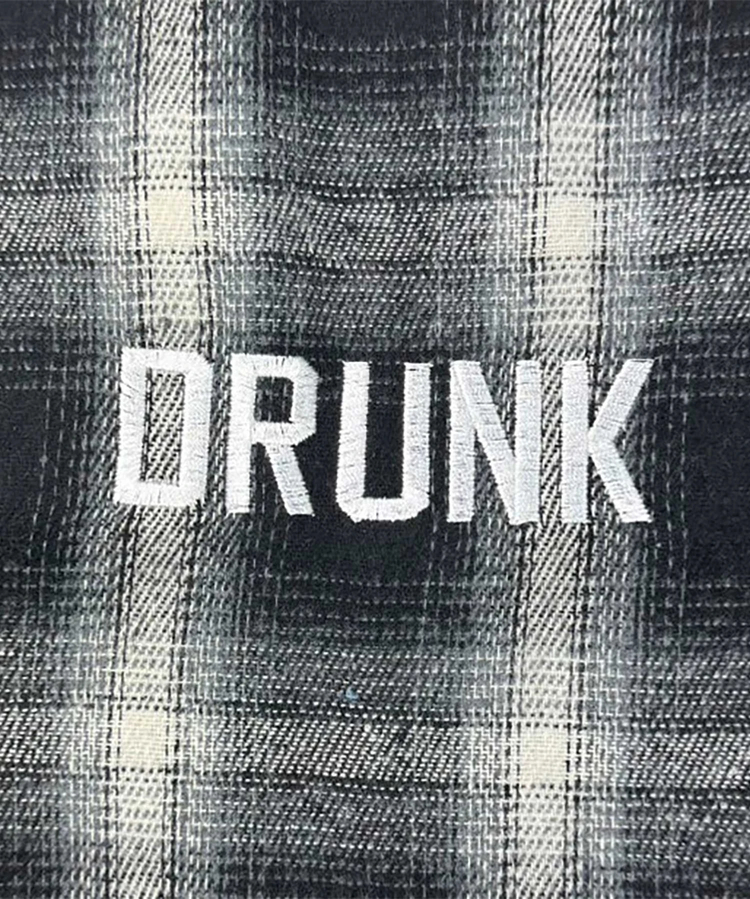 JACKROSE(ジャックローズ) |YOIDORE/酔いどれ 酒愛好家 チェックシャツ LS(MENS)