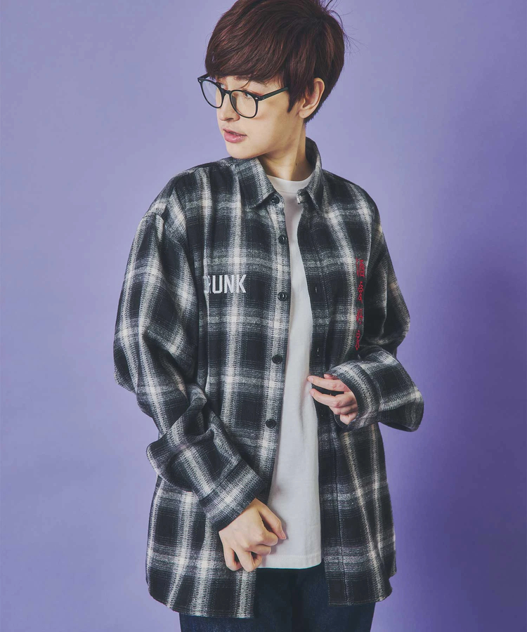 JACKROSE(ジャックローズ) |YOIDORE/酔いどれ 酒愛好家 チェックシャツ LS(MENS)