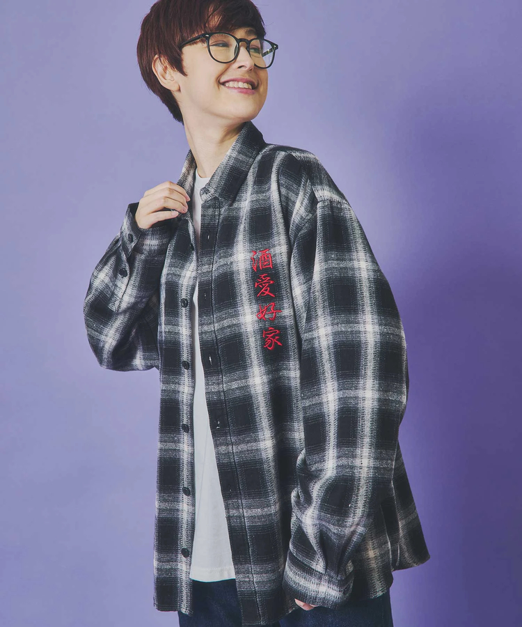 JACKROSE(ジャックローズ) |YOIDORE/酔いどれ 酒愛好家 チェックシャツ LS(MENS)