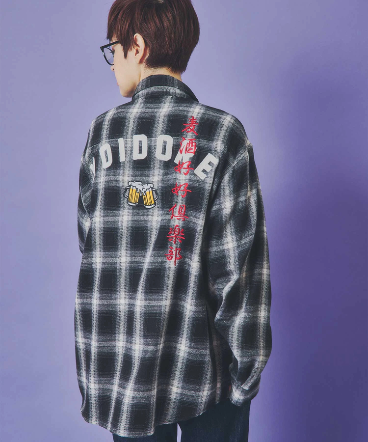JACKROSE(ジャックローズ) |YOIDORE/酔いどれ 酒愛好家 チェックシャツ LS(MENS)