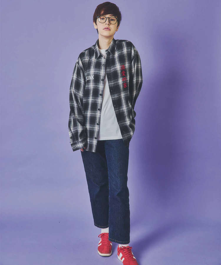 JACKROSE(ジャックローズ) |YOIDORE/酔いどれ 酒愛好家 チェックシャツ LS(MENS)