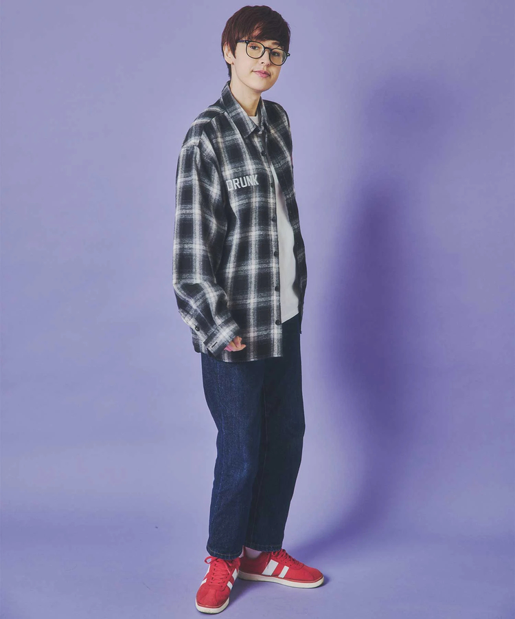 JACKROSE(ジャックローズ) |YOIDORE/酔いどれ 酒愛好家 チェックシャツ LS(MENS)