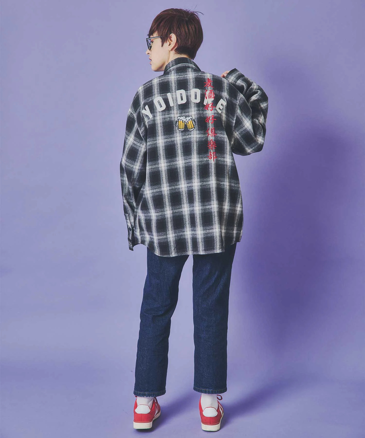 JACKROSE(ジャックローズ) |YOIDORE/酔いどれ 酒愛好家 チェックシャツ LS(MENS)