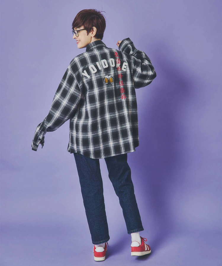 JACKROSE(ジャックローズ) |YOIDORE/酔いどれ 酒愛好家 チェックシャツ LS(MENS)