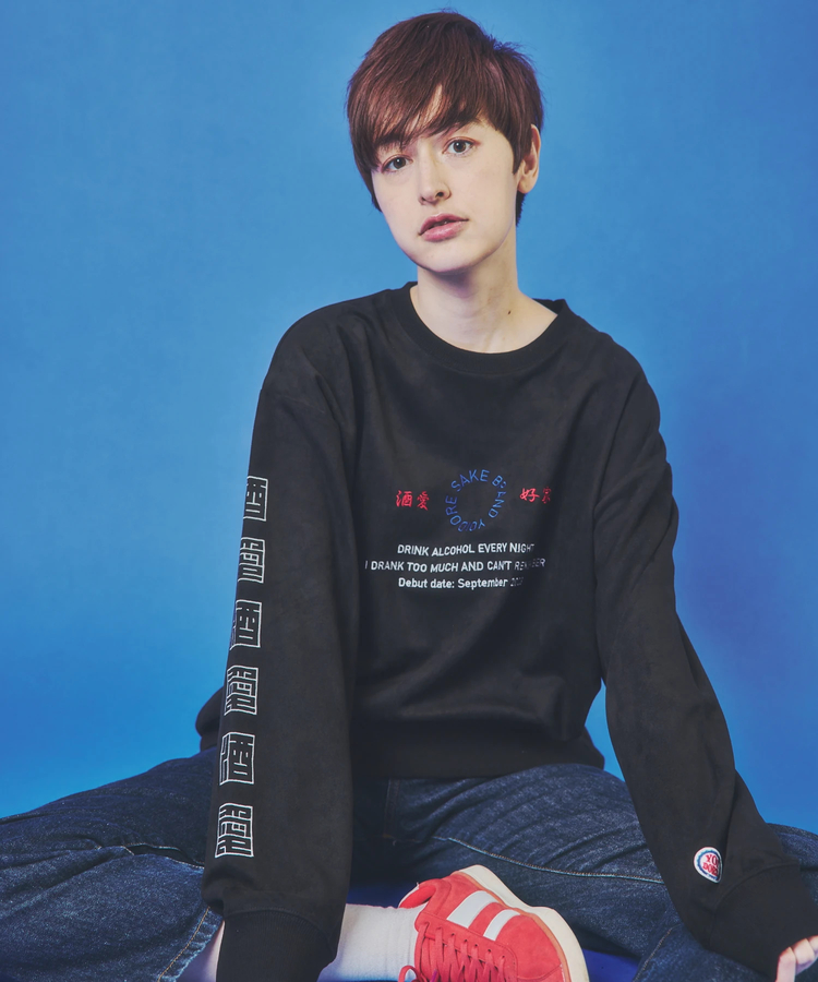 JACKROSE(ジャックローズ) |YOIDORE/酔いどれ 酒愛好家 フェイクスエードクルーネック(MENS)