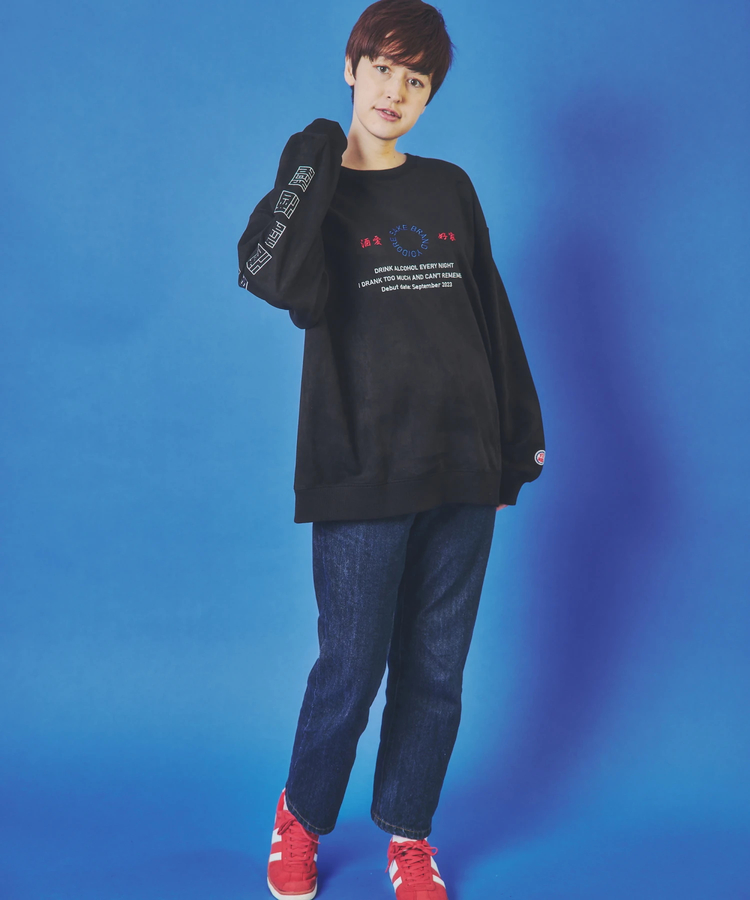 JACKROSE(ジャックローズ) |YOIDORE/酔いどれ 酒愛好家 フェイクスエードクルーネック(MENS)