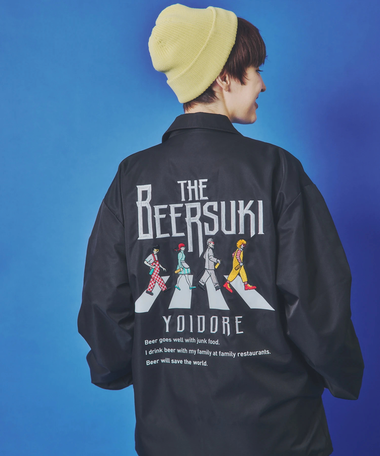 JACKROSE(ジャックローズ) |YOIDORE/酔いどれ ビール好き コーチジャケット(MENS)