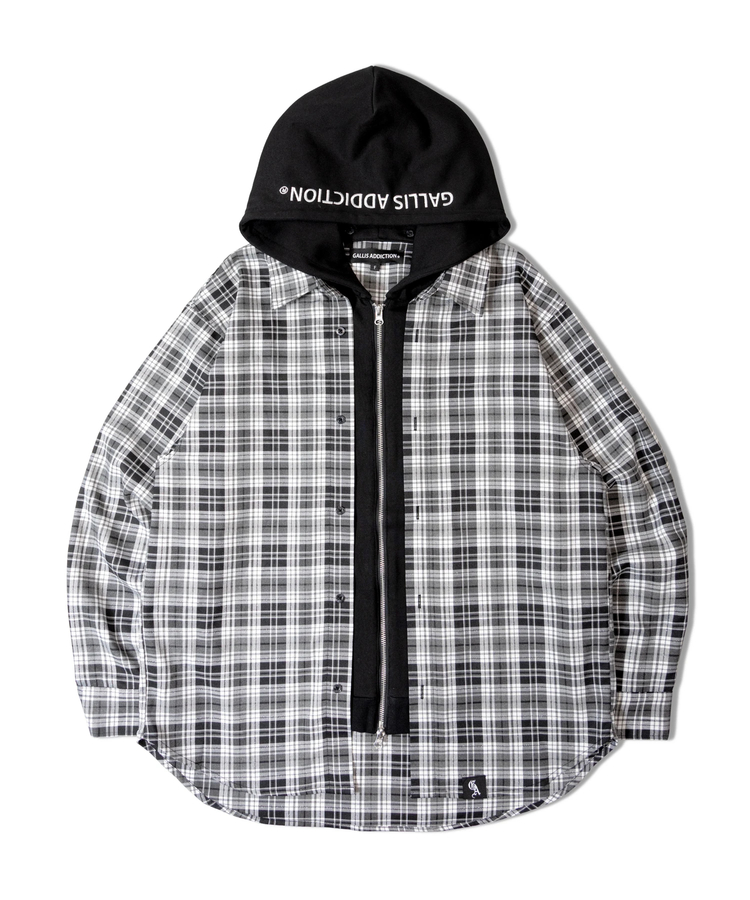 JACKROSE(ジャックローズ) |GA HOOD-LAYER CHECK LS SHIRT(MENS)