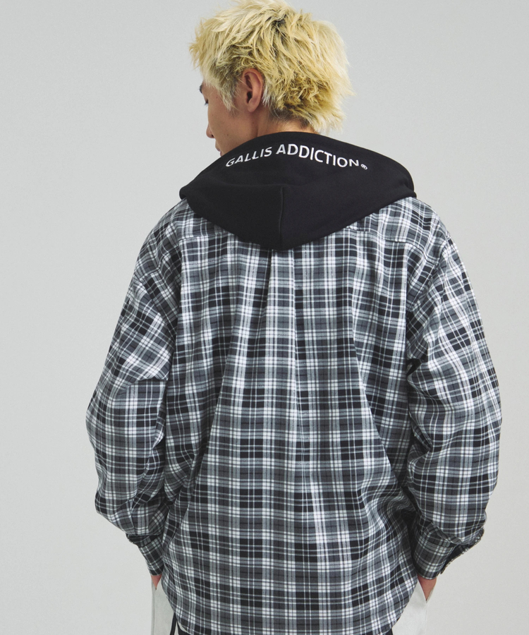 JACKROSE(ジャックローズ) |GA HOOD-LAYER CHECK LS SHIRT(MENS)