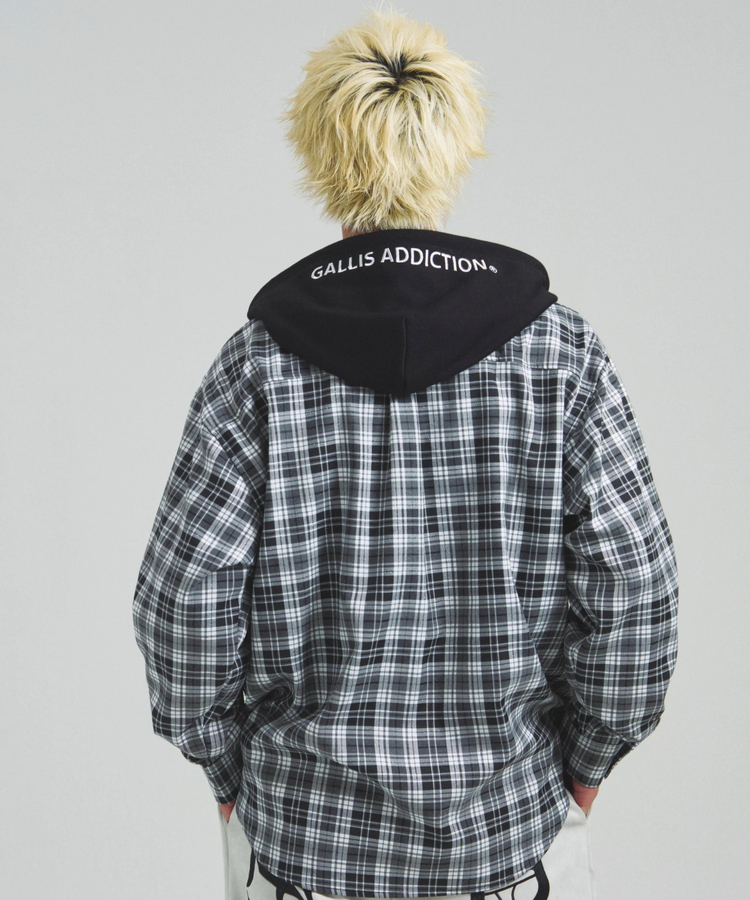 JACKROSE(ジャックローズ) |GA HOOD-LAYER CHECK LS SHIRT(MENS)