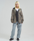 JACKROSE(ジャックローズ) |GA HOOD-LAYER CHECK LS SHIRT(MENS)