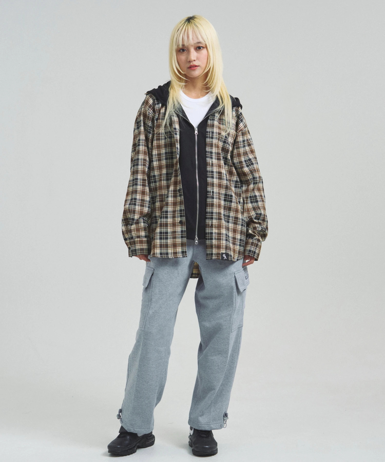 JACKROSE(ジャックローズ) |GA HOOD-LAYER CHECK LS SHIRT(MENS)
