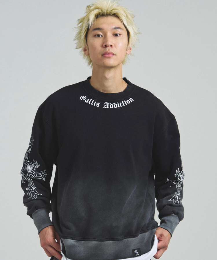 JACKROSE(ジャックローズ) |GA GRADATION加工 CROSS CREW(MENS)