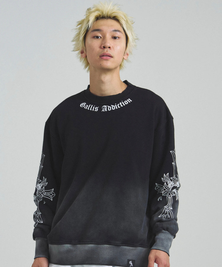 JACKROSE(ジャックローズ) |GA GRADATION加工 CROSS CREW(MENS)
