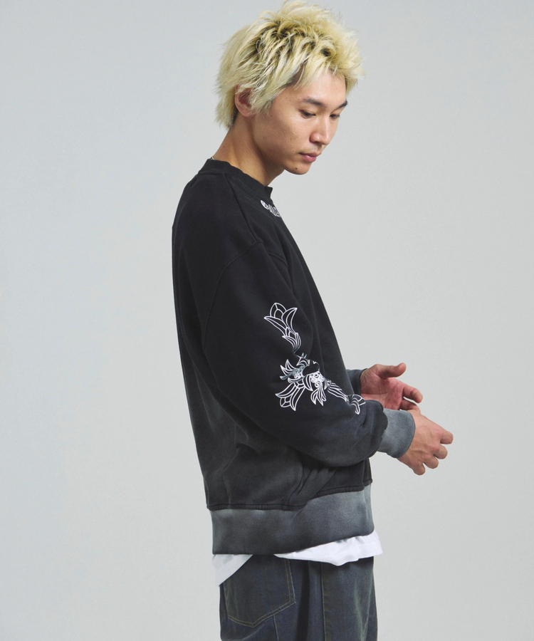 JACKROSE(ジャックローズ) |GA GRADATION加工 CROSS CREW(MENS)