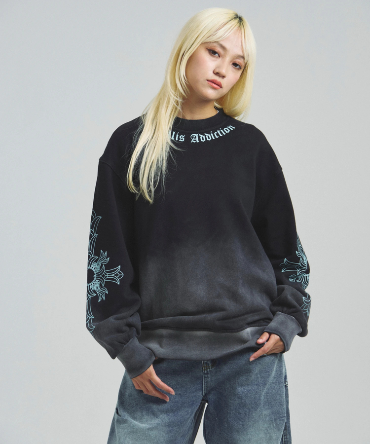 JACKROSE(ジャックローズ) |GA GRADATION加工 CROSS CREW(MENS)