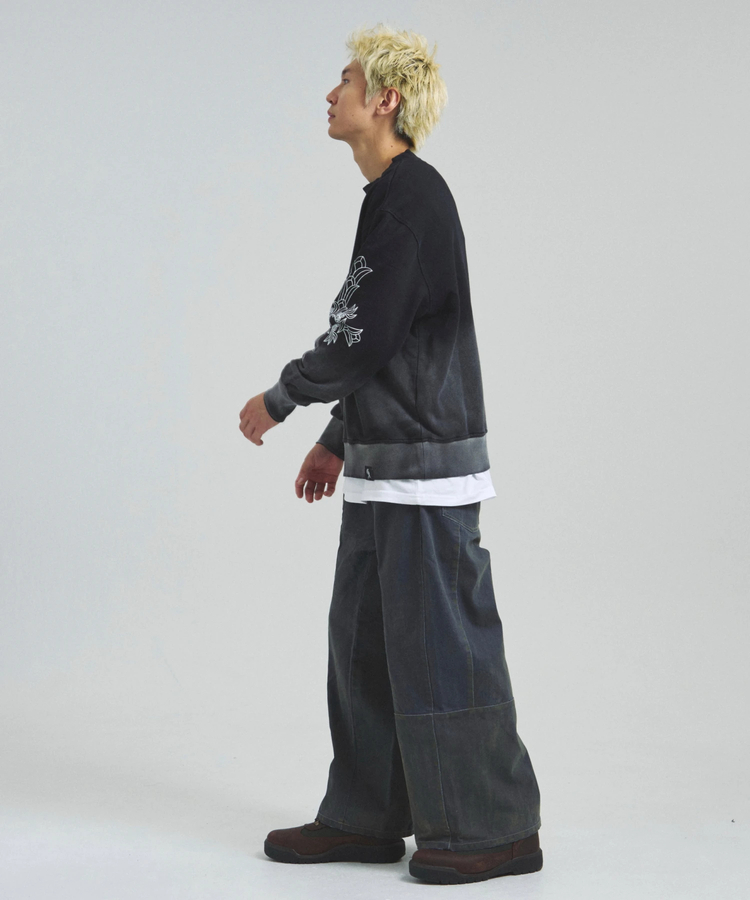 JACKROSE(ジャックローズ) |GA GRADATION加工 CROSS CREW(MENS)