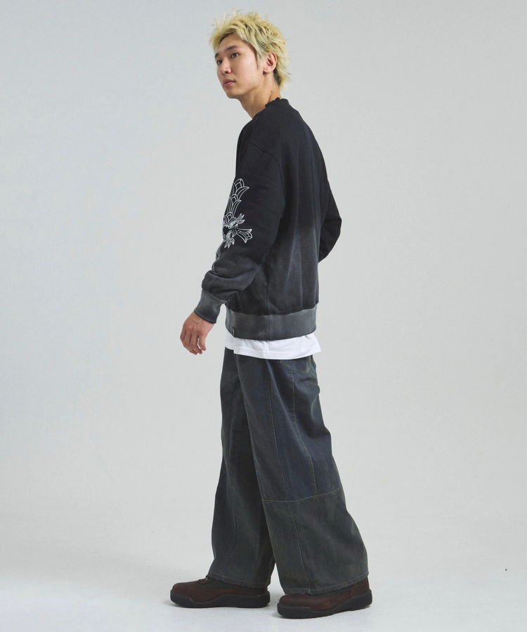 JACKROSE(ジャックローズ) |GA GRADATION加工 CROSS CREW(MENS)