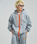 JACKROSE(ジャックローズ) |GA COLOR止水ZIP HOODIE*セットアップ対応(MENS)