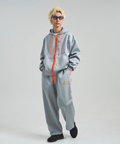 JACKROSE(ジャックローズ) |GA COLOR止水ZIP HOODIE*セットアップ対応(MENS)