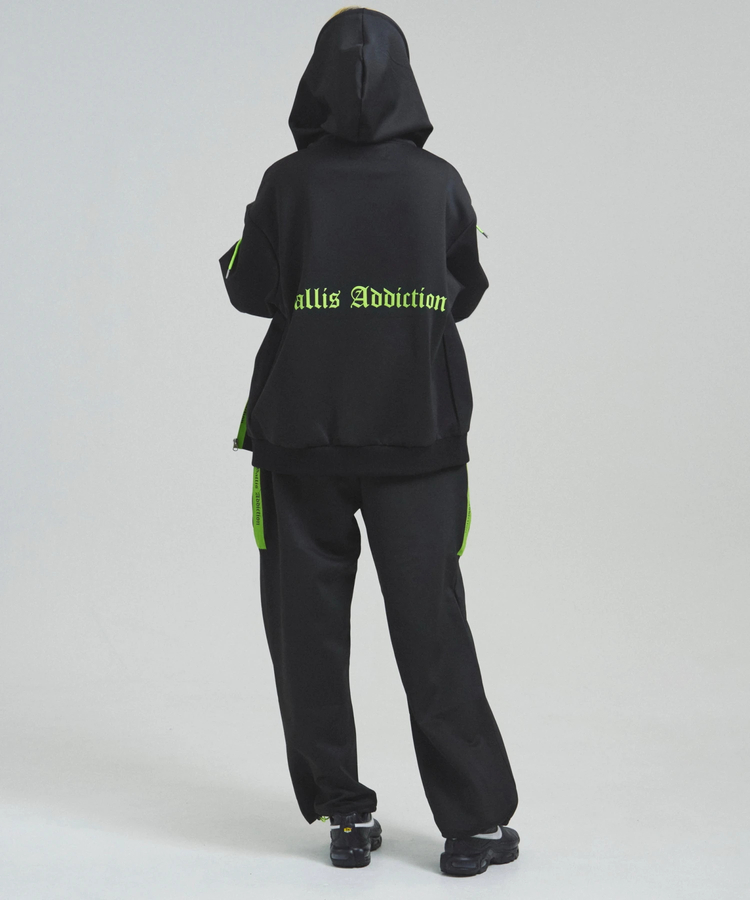 JACKROSE(ジャックローズ) |GA COLOR止水ZIP HOODIE*セットアップ対応(MENS)