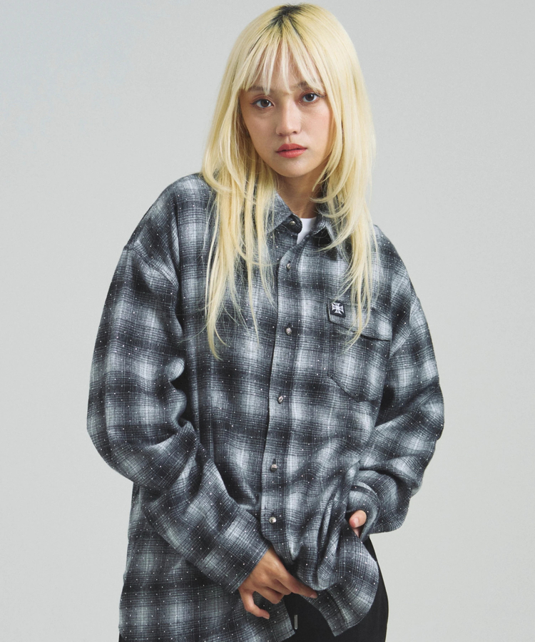 JACKROSE(ジャックローズ) |GA STONE-CHECK LS SHIRT(MENS)