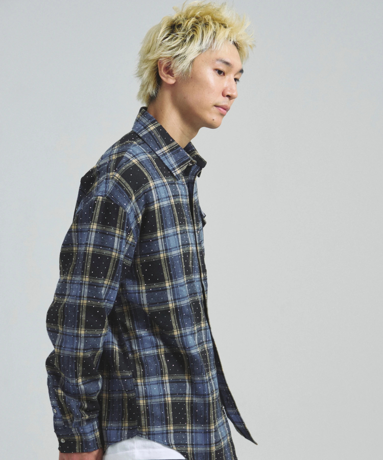 JACKROSE(ジャックローズ) |GA STONE-CHECK LS SHIRT(MENS)