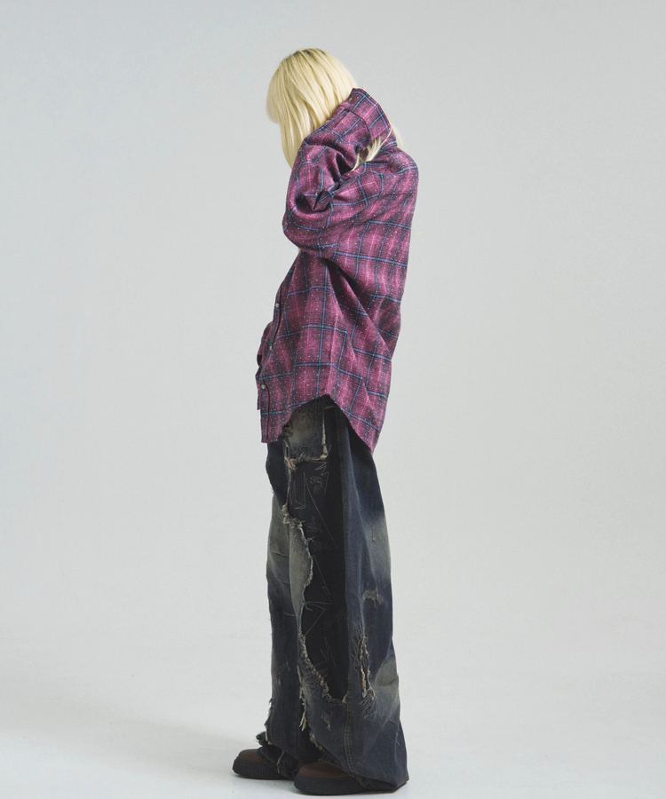 JACKROSE(ジャックローズ) |GA STONE-CHECK LS SHIRT(MENS)