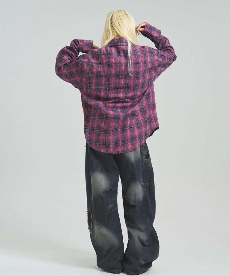 JACKROSE(ジャックローズ) |GA STONE-CHECK LS SHIRT(MENS)