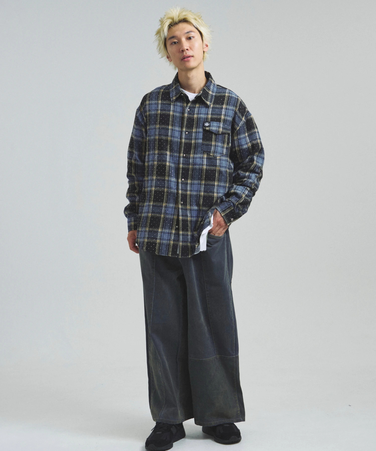 JACKROSE(ジャックローズ) |GA STONE-CHECK LS SHIRT(MENS)