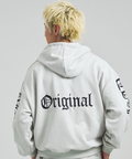 JACKROSE(ジャックローズ) |GA SUEDE OLD ENGLISH刺繍 ZIP-HOODIE(MENS)