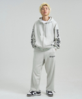 JACKROSE(ジャックローズ) |GA SUEDE OLD ENGLISH刺繍 ZIP-HOODIE(MENS)