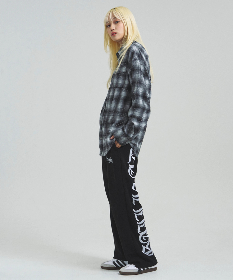 JACKROSE(ジャックローズ) |GA SUEDE OLD ENGLISH刺繍 PANTS(MENS)