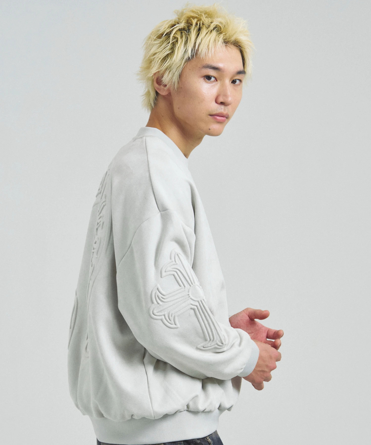 JACKROSE(ジャックローズ) |GA SUEDE EMBOSS CREW(MENS)