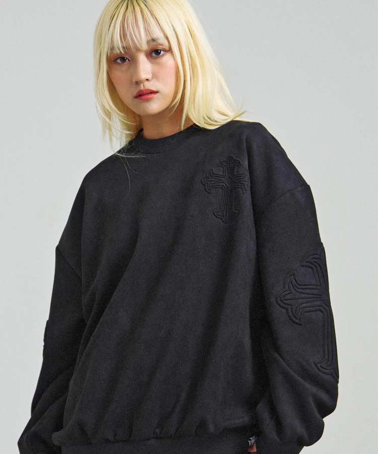 JACKROSE(ジャックローズ) |GA SUEDE EMBOSS CREW(MENS)