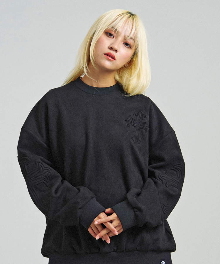 JACKROSE(ジャックローズ) |GA SUEDE EMBOSS CREW(MENS)