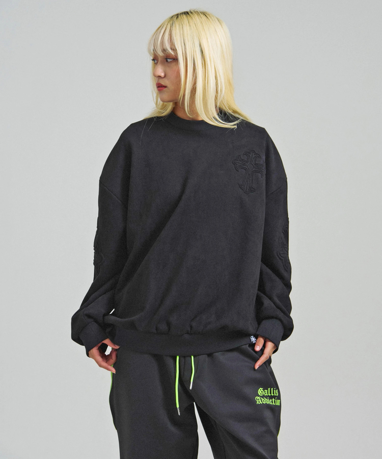 JACKROSE(ジャックローズ) |GA SUEDE EMBOSS CREW(MENS)
