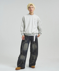 JACKROSE(ジャックローズ) |GA SUEDE EMBOSS CREW(MENS)