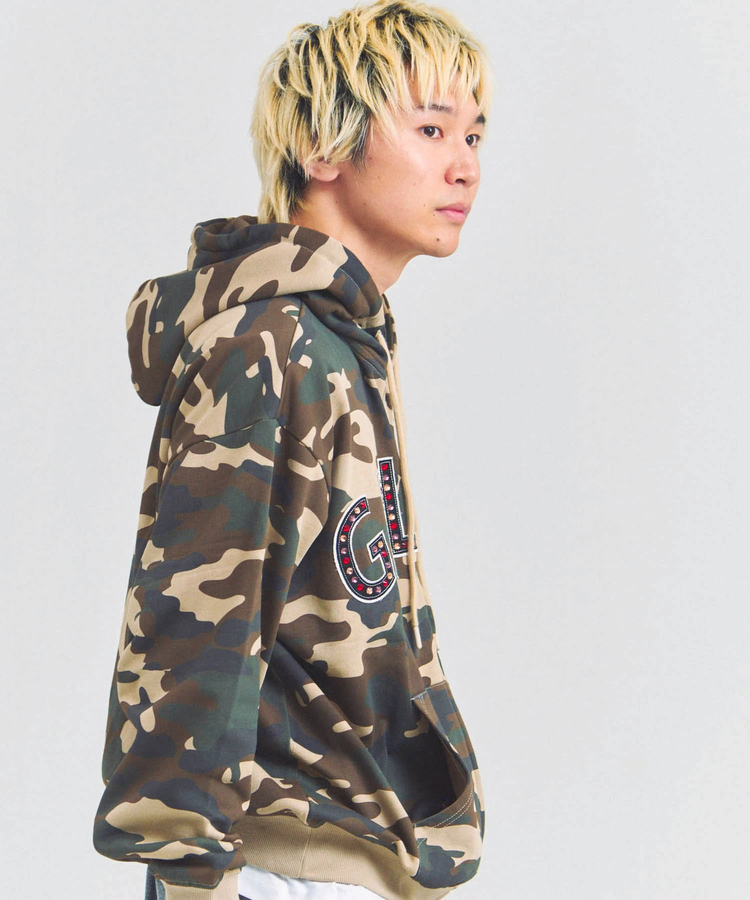 JACKROSE(ジャックローズ) |GA STONE 柄ZIP HOODIE(MENS)