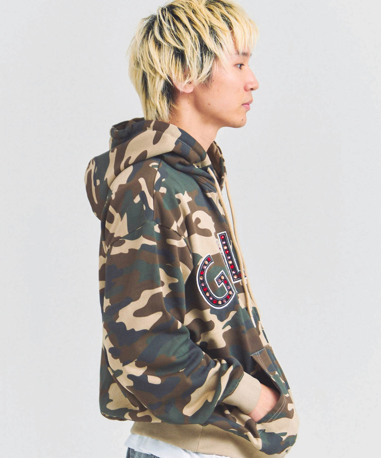 JACKROSE(ジャックローズ) |GA STONE 柄ZIP HOODIE(MENS)