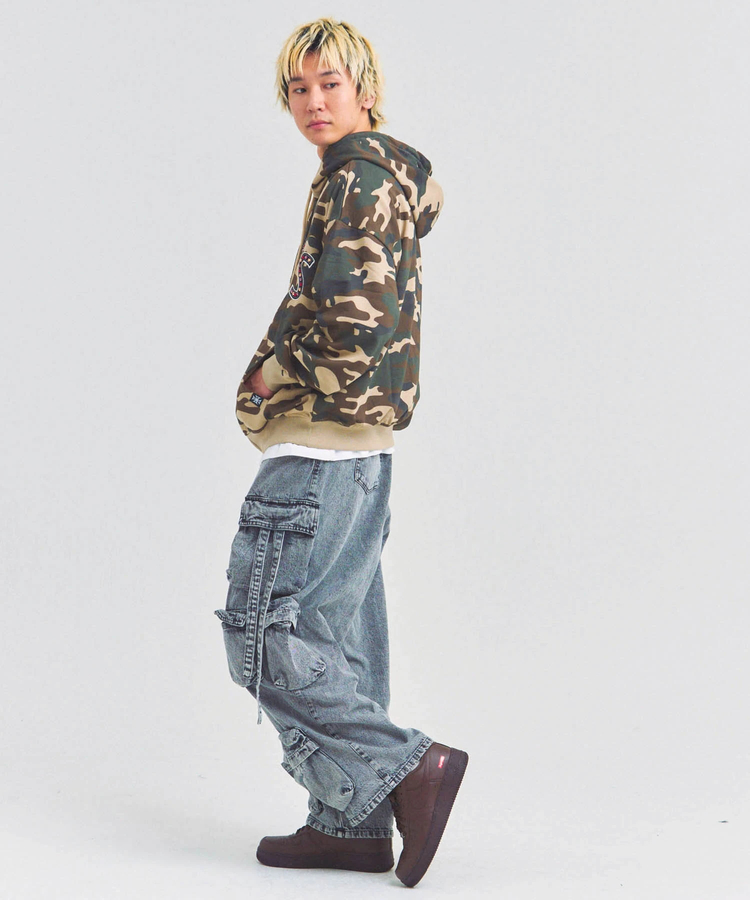 JACKROSE(ジャックローズ) |GA STONE 柄ZIP HOODIE(MENS)