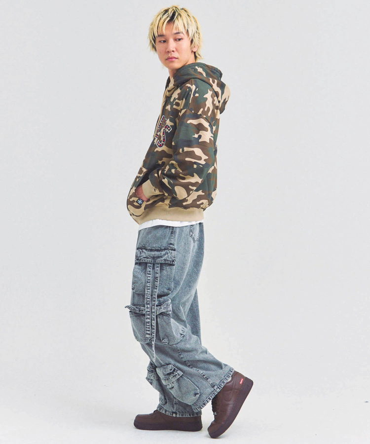 JACKROSE(ジャックローズ) |GA STONE 柄ZIP HOODIE(MENS)