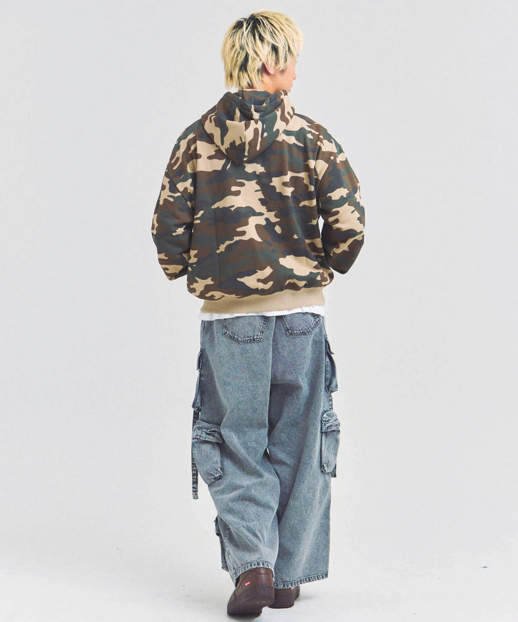 JACKROSE(ジャックローズ) |GA STONE 柄ZIP HOODIE(MENS)