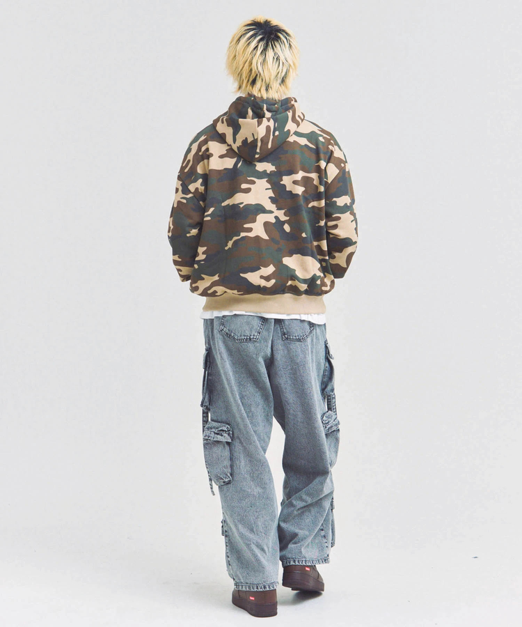 JACKROSE(ジャックローズ) |GA STONE 柄ZIP HOODIE(MENS)