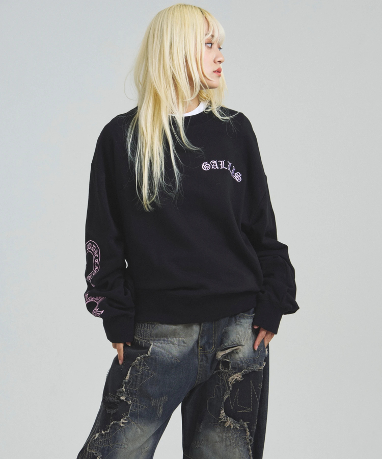 JACKROSE(ジャックローズ) |GA COLOR刺繍&PRINT CREW(MENS)